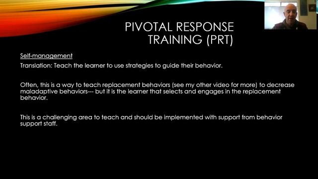 Pivotal Response Training (PRT) Overview For Parents