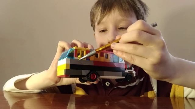 LEGO самоделка автобус АКЗ 1