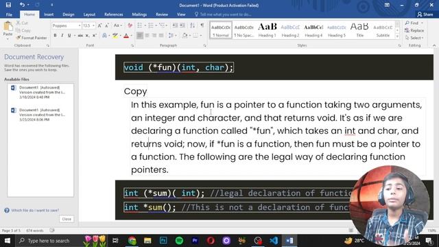 Function Pointers In C: C Tutorial смотреть онлайн