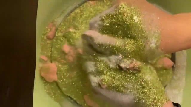 baking soda glitter bomb @nonyasmr | relaxing ASMR edits смотреть онлайн