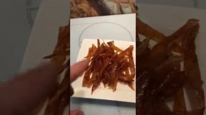 Вяленая рыбная соломка.