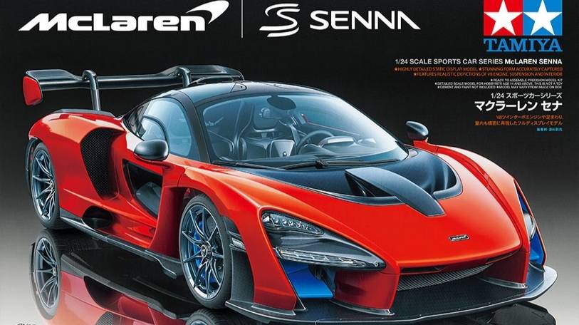 Распаковка Tamiya 1 24 24355 McLaren Senna