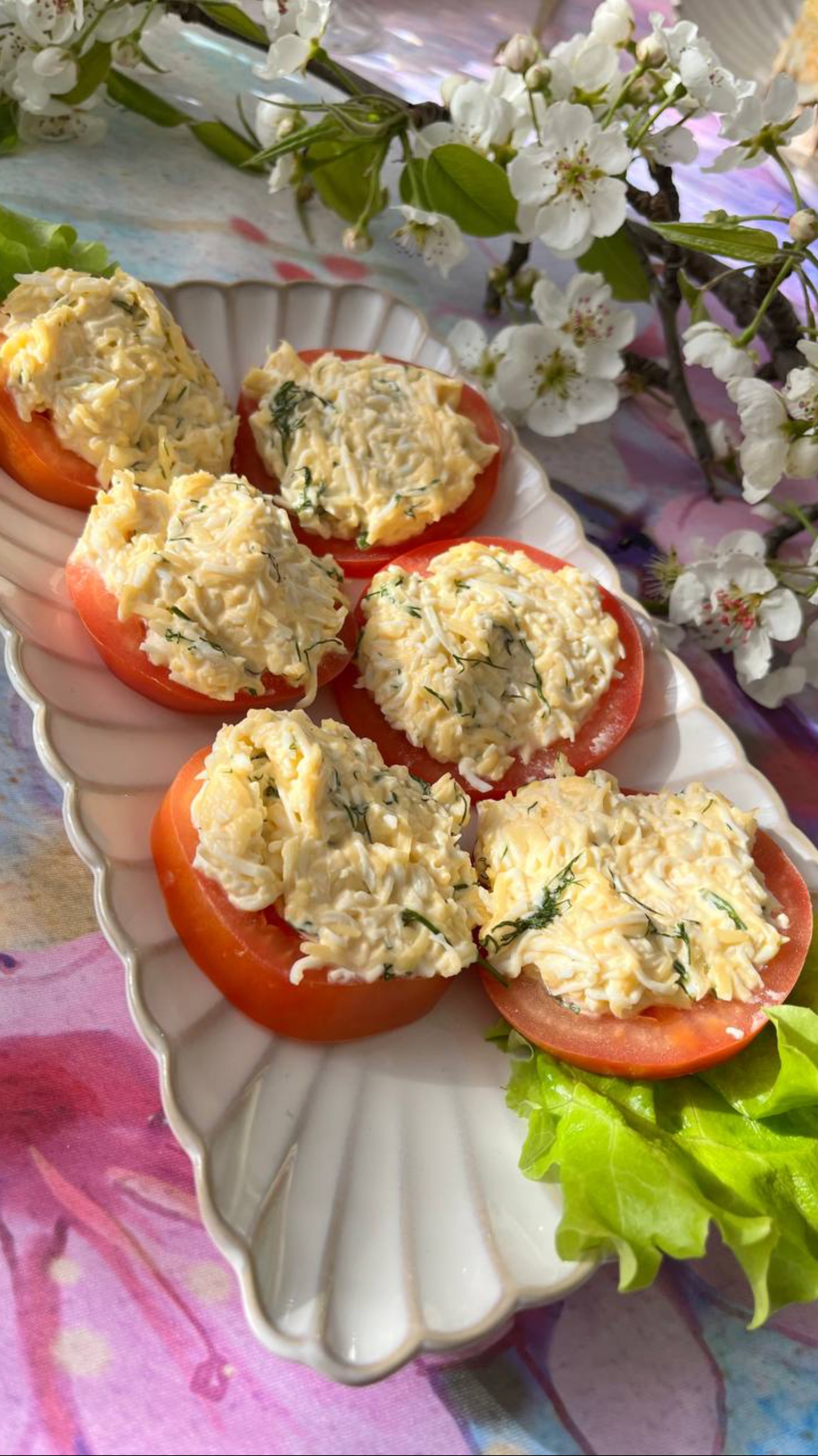 ЗАКУСКА НА ПОМИДОРАХ