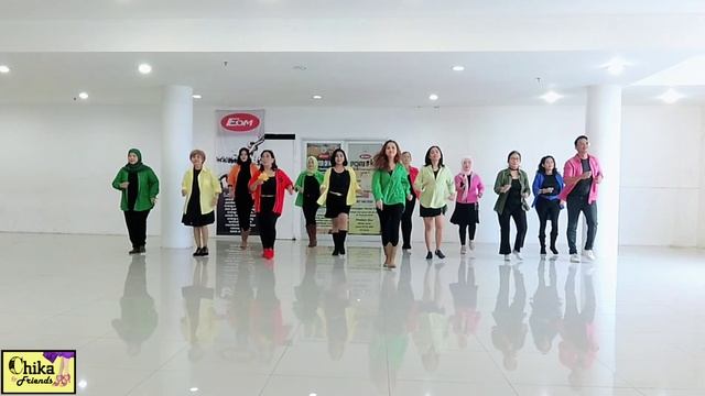 STAND BY ME | Line Dance | Demo By CGM Beginner Class ~ Chika & Friends