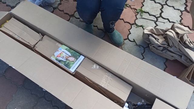 Получила посылку от Гарденмарт. Распаковка на камеру смотреть онлайн
