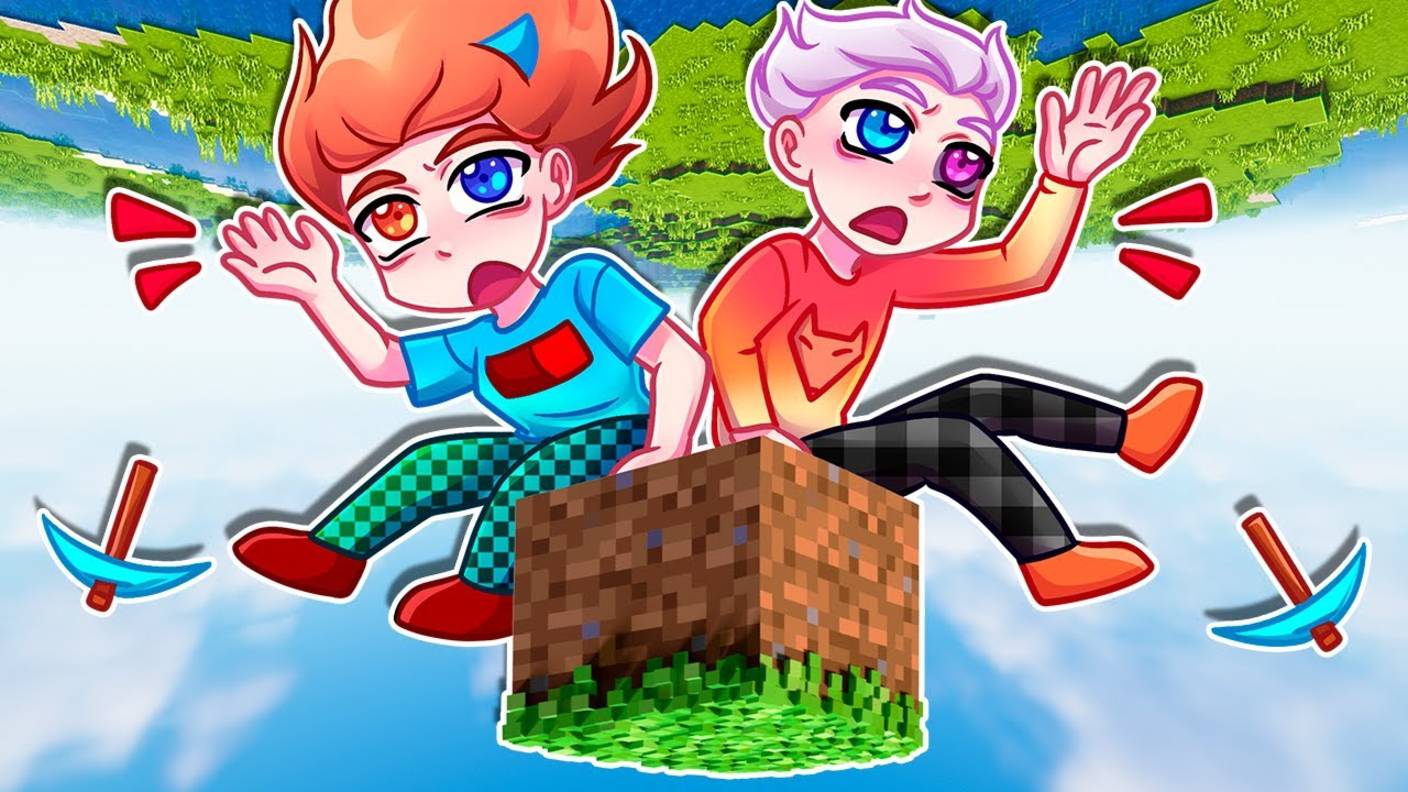 ❤️Майнкрафт но ПОД ОДНИМ ПЕРЕВЕРНУТЫМ БЛОКОМ смотреть онлайн