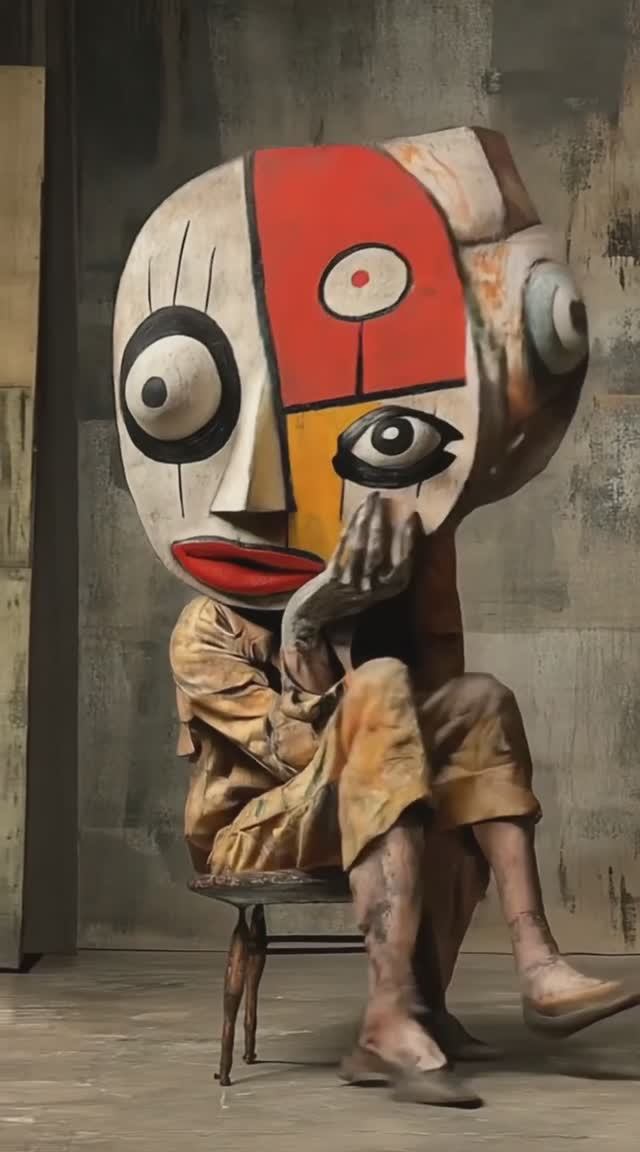 Психоделика Нейросети в стиле Пикасссо смотреть онлайн