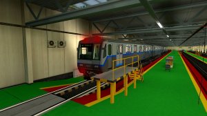 Запуск 81-717.6 (модернизированный номерной) из состояния депо. Garry-s Mod режим Metrostroi