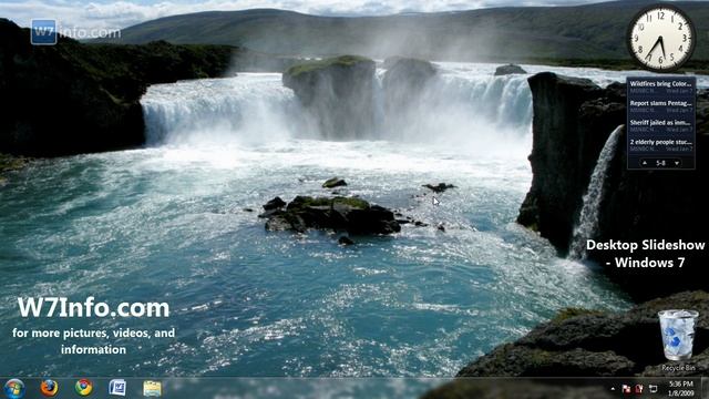 Windows 7 - Desktop Slideshow Feature (HD) смотреть онлайн