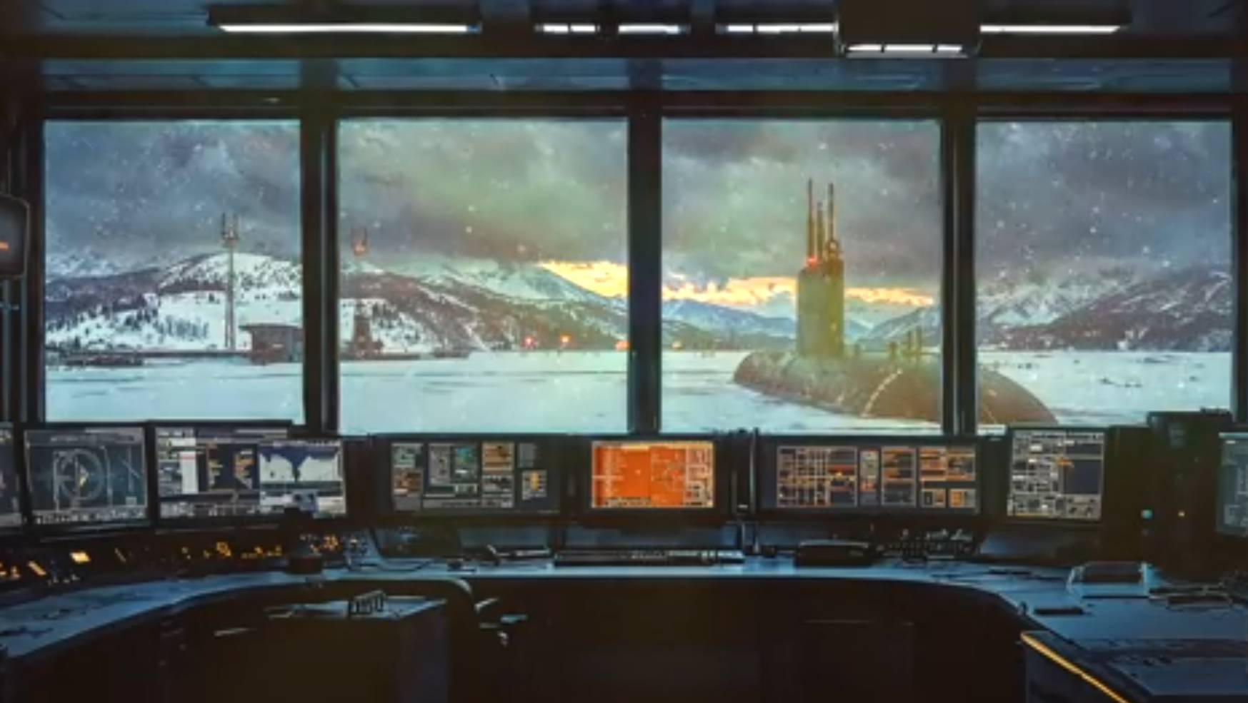 💿💀ALONE_ Winter Mission Outpost 6 _ Dark Ambient Focus Music смотреть онлайн