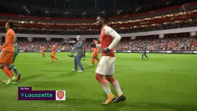 Arsenal vs Liverpool | EPL | Realistic Camera Gameplay | Fifa18 смотреть онлайн