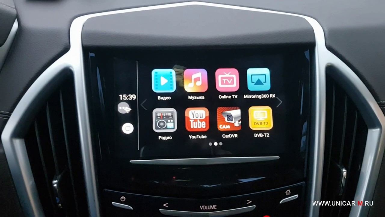 Cadillac SRX/Escalade CUE & Android Navigation Box ROiK 5.0.2 смотреть онлайн