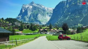 🇨🇭Вождение по Швейцарии, Гриндельвальд _ Самая потрясающая швейцарская долина