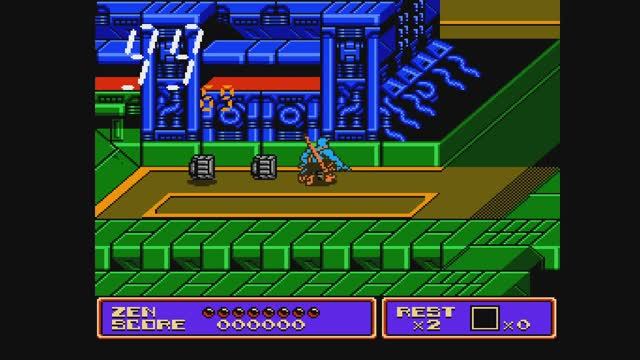 ZEN Inter Galactic Ninja (NES) GAME OS