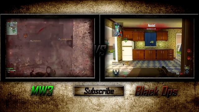 "MW3 vs Black Ops" Side By Side Comparison (Nuketown & Dome Gameplay) | Chaos смотреть онлайн