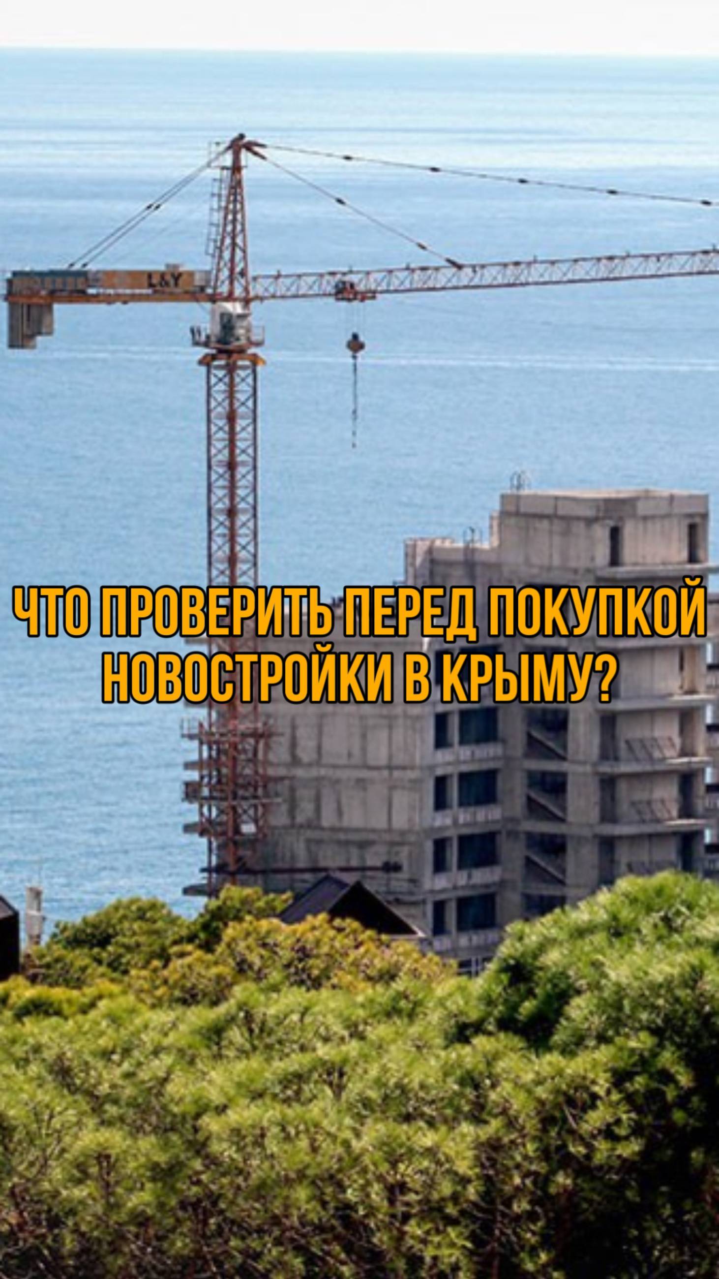 Какие документы необходимо проверить перед покупкой новостройки в Крыму? смотреть онлайн