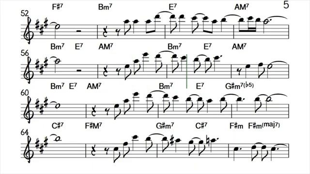 YOU ARE THE SUNSHINE OF MY LIFE Alto Sax Sheet Music Backing Track Play Along Partitura_270p_360p смотреть онлайн