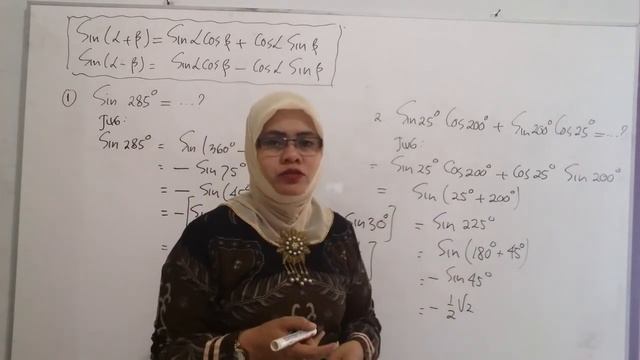 RUMUS SINUS JUMLAH DAN SELISIH DUA SUDUT(Part 2) смотреть онлайн