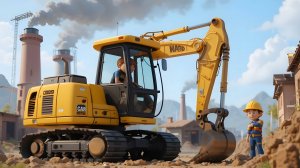 Песенка про ПОГРУЗЧИК  для детей | Новая | Песенка про машинки | Мультики про машинки