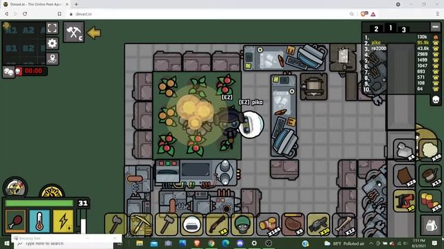 Sooo.... I Tried To Make Yackios Base In Devast.io... *PIKA*