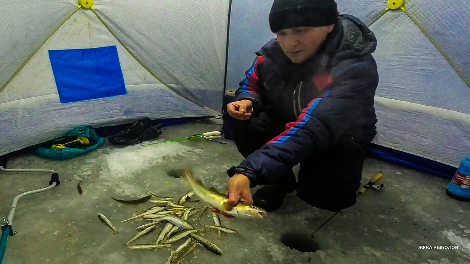 Рыбалка в Приморье. Ловля наваги с ночевкой в палатке. смотреть онлайн