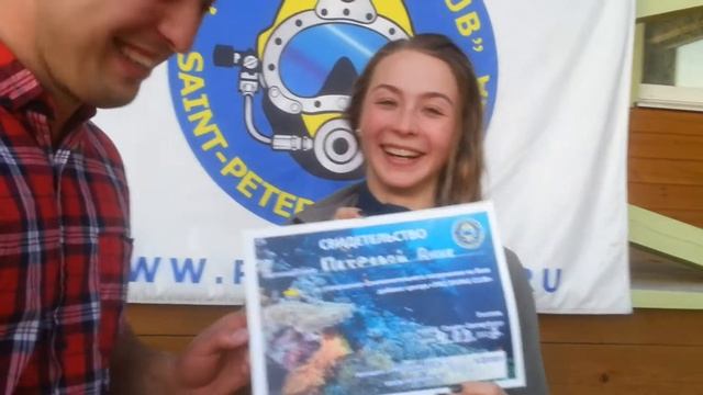 4.09.17. Анна совершила первое погружение с аквалангом в Pro Diving Club. Поздравляем!(7) смотреть онлайн
