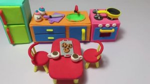 Как сделать миниатюрную кухонную мебель своими руками из пластилина - Миниатюрная кухонная мебель ру