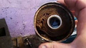 Топливный фильтр VIC. FC-158.Распил топливного фильтра VIC FC-158 . Toyota Hi Ace. двигатель 5 L.