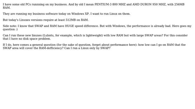 Unix & Linux: How low can I go on RAM? смотреть онлайн