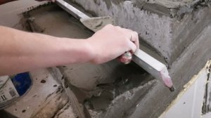 Выровнять ступени бетонной лестницы