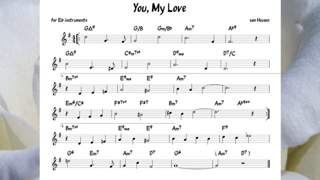 You My Love van Heusen Backing track score for Eb alto instruments_270p_360p смотреть онлайн