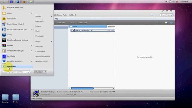 How to make windows 7 into Mac os x смотреть онлайн