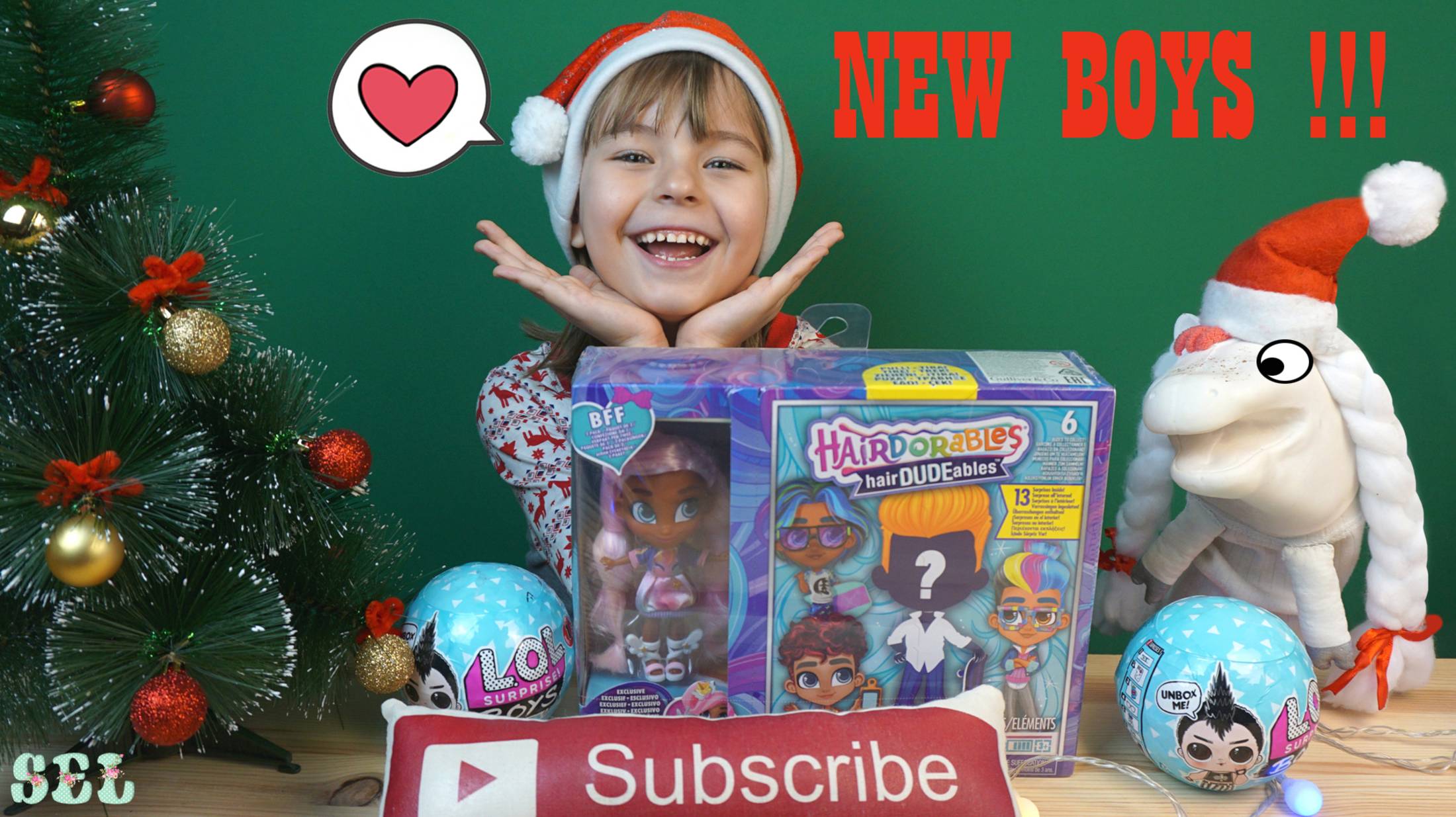 Новые МАЛЬЧИКИ Hairdorables и LOL Surprise для Новогодней Вечеринки смотреть онлайн