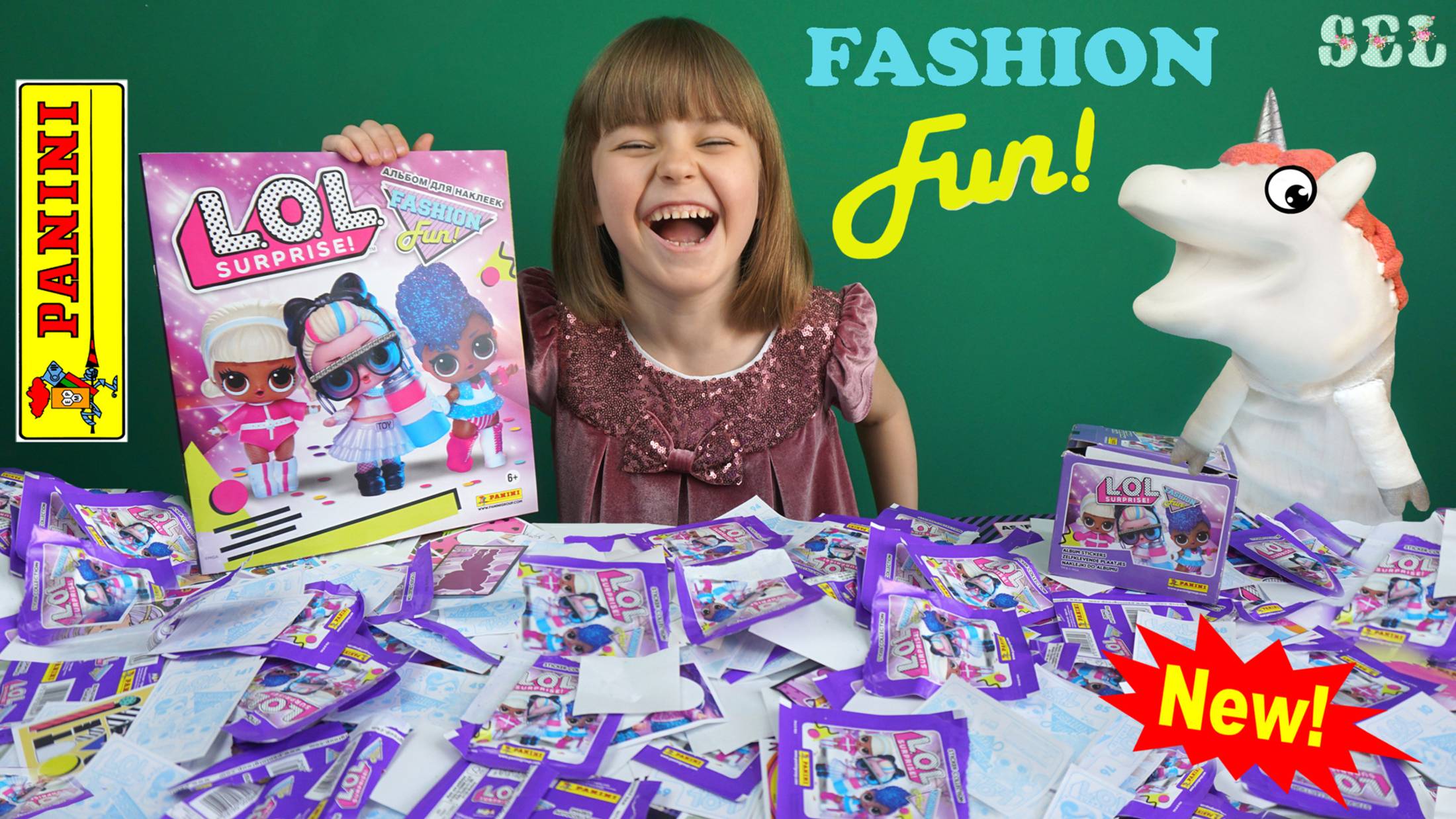 ЛОЛ Сюрприз Fashion Fun Альбом PANINI Целый Бокс Коллекция наклеек смотреть онлайн