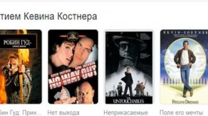 Популярные фильмы с участием Кевина Костнера