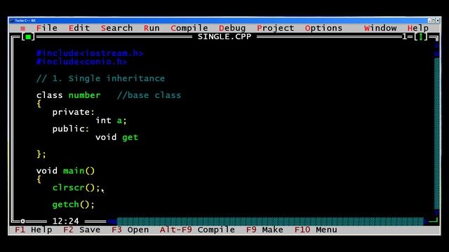 12th Computer Science - I : Chapter 3 : C++ | OOP | Inheritance | Types | Single Inheritance (prgm) смотреть онлайн