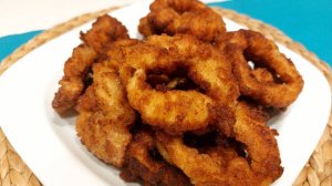 Этот ХРУСТ вы запомните надолго! Жареные кольца кальмара в кляре.Закуска к пиву.