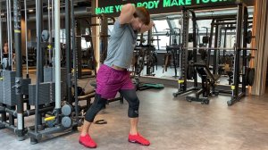 Разгибания на трицепс из-за головы. Кроссовер