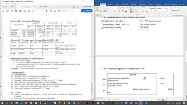 Comptabilité générale : Ecritures d'inventaire et de régularisation (Correction examen 2019) смотреть онлайн
