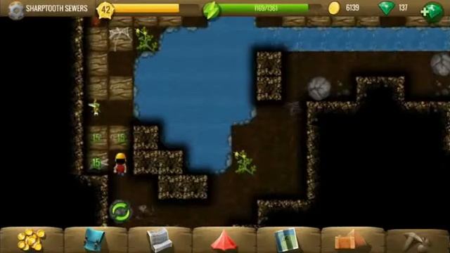 Канал острых зубов - Sharptooth Sewers - #14 Sobek - Diggy's Adventure
