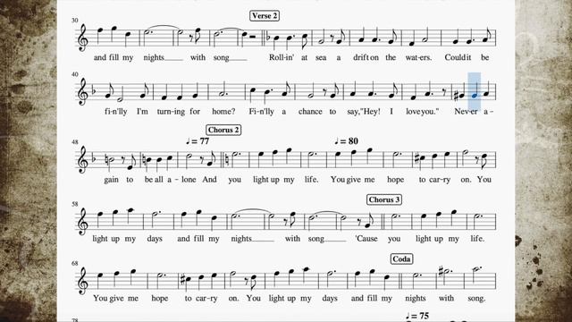 You Light Up My Life - Alto Sax ( 720 X 1280 60fps ) смотреть онлайн