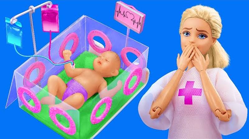 ЛОЛ ОМГ в больнице! 11 лайфхаков и поделок для кукол смотреть онлайн