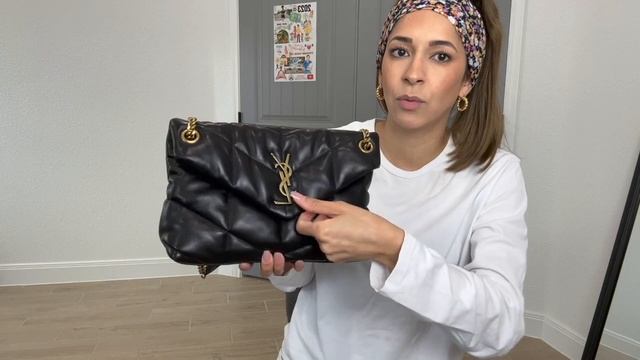YSL MEDIUM LOU LOU PUFFER  WEAR & TEAR