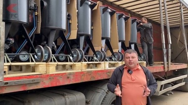 🚚Отгрузка пескоструйных аппаратов для «Транснефти»