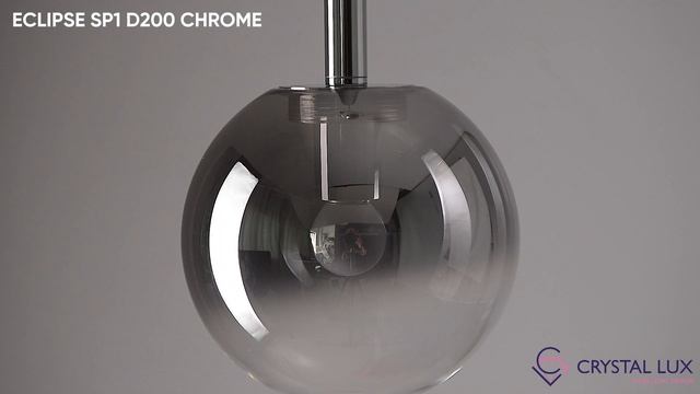 ПОДВЕСНОЙ СВЕТИЛЬНИК ECLIPSE SP1 D200 CHROME | CRYSTAL LUX смотреть онлайн