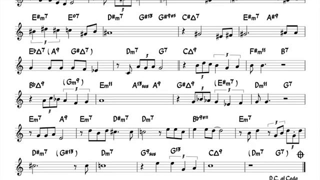 You re Looking At Me Troup Backing track score for Eb alto instruments_270p_360p смотреть онлайн