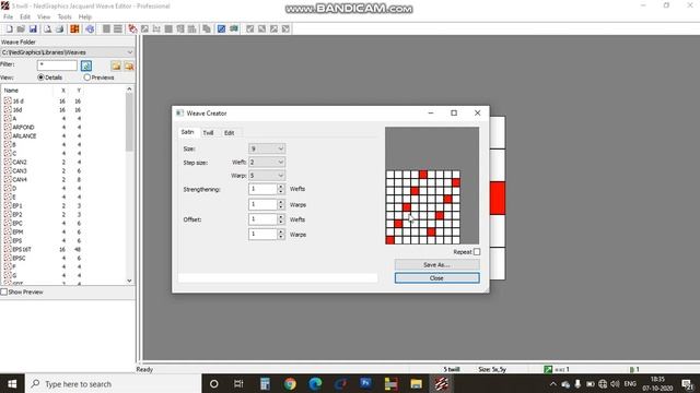 Create new weave in WEAVE EDITOR | Jacquard Weaving | Textile Design Weaving | JACQUARD DESIGN смотреть онлайн