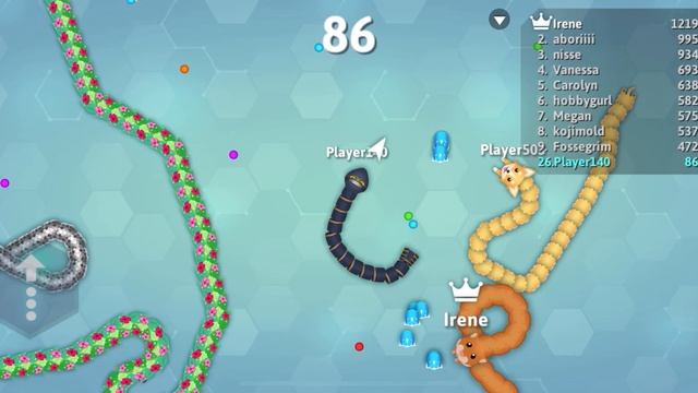 27# Играю в змейку Snake.io. Ставлю рекорды! смотреть онлайн
