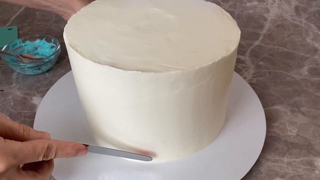 Торт с кремовыми волнами на торте из крема чиз смотреть онлайн