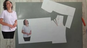 Моделирование. Перенос вытачки в 3 позиции. Блуза из трикотажа. Выкройка № 1613.